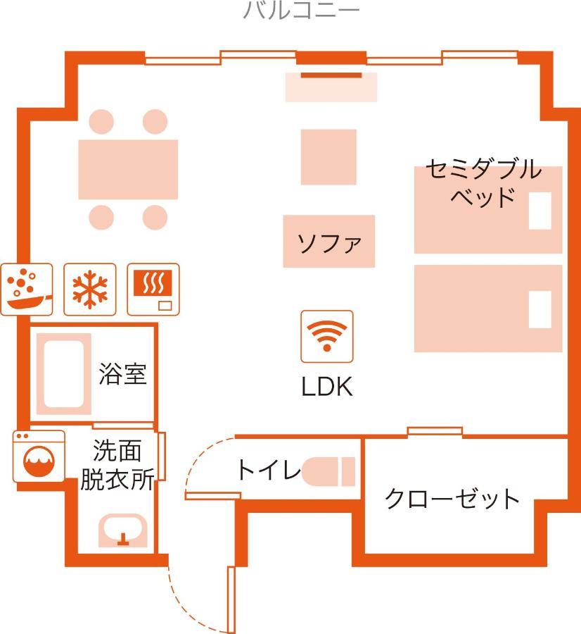 Apartment Hotel Ecott Kagoshima Buitenkant foto